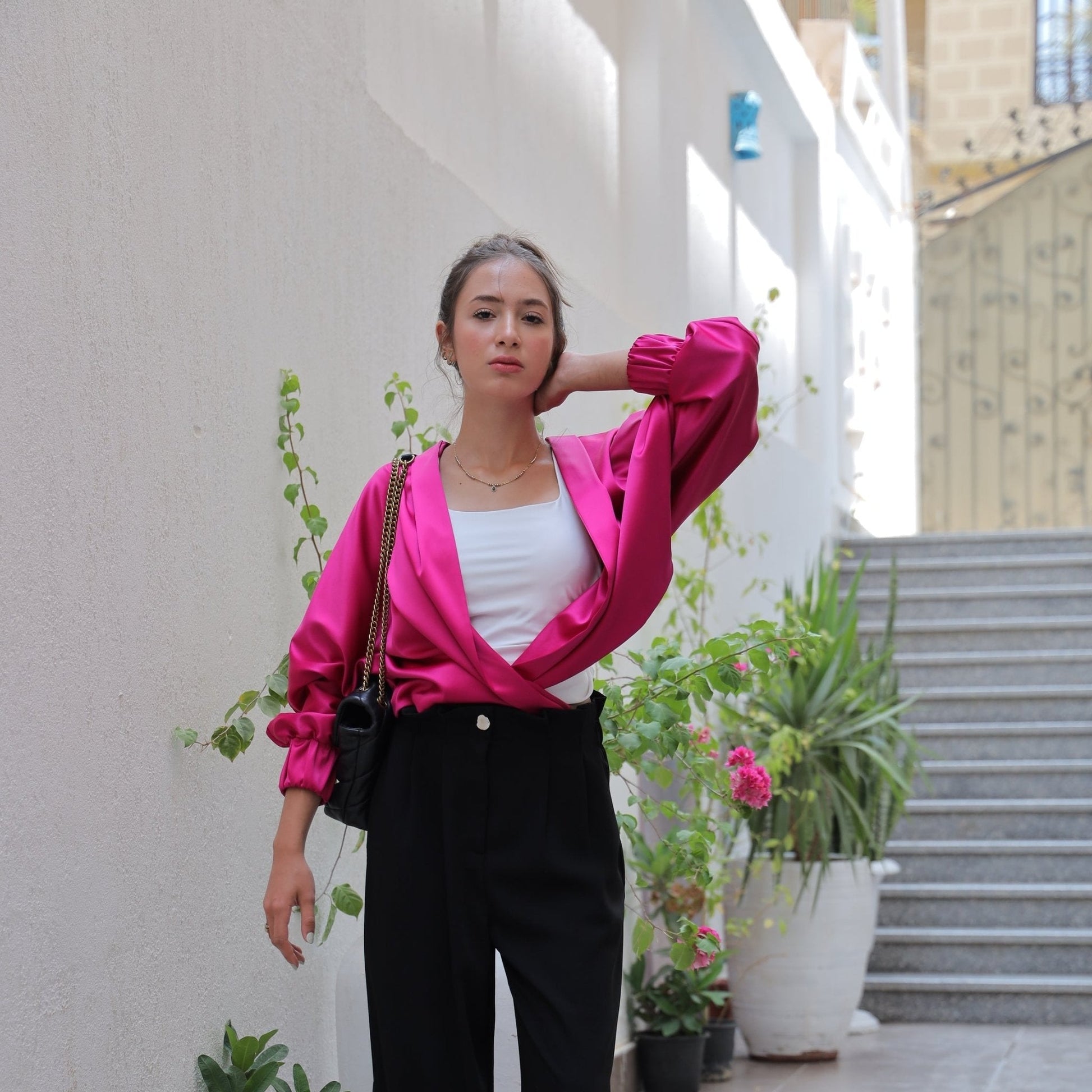 CLOCHE CROPPED JACKET - Siestudioegypt