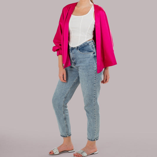 CLOCHE CROPPED JACKET - Siestudioegypt