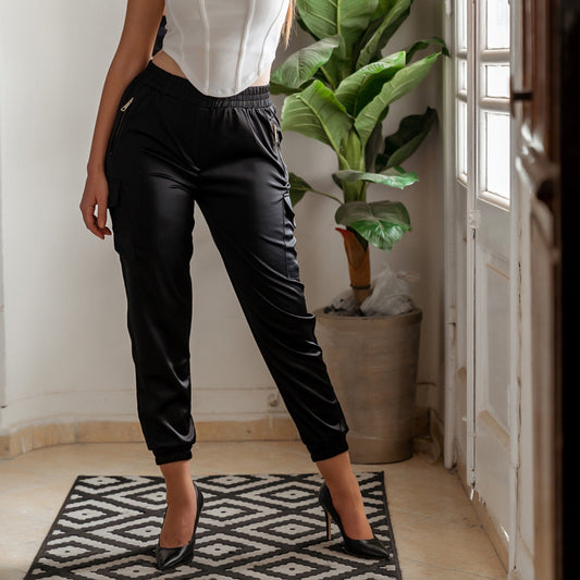 SATIN CARGO BLACK - Siestudioegypt