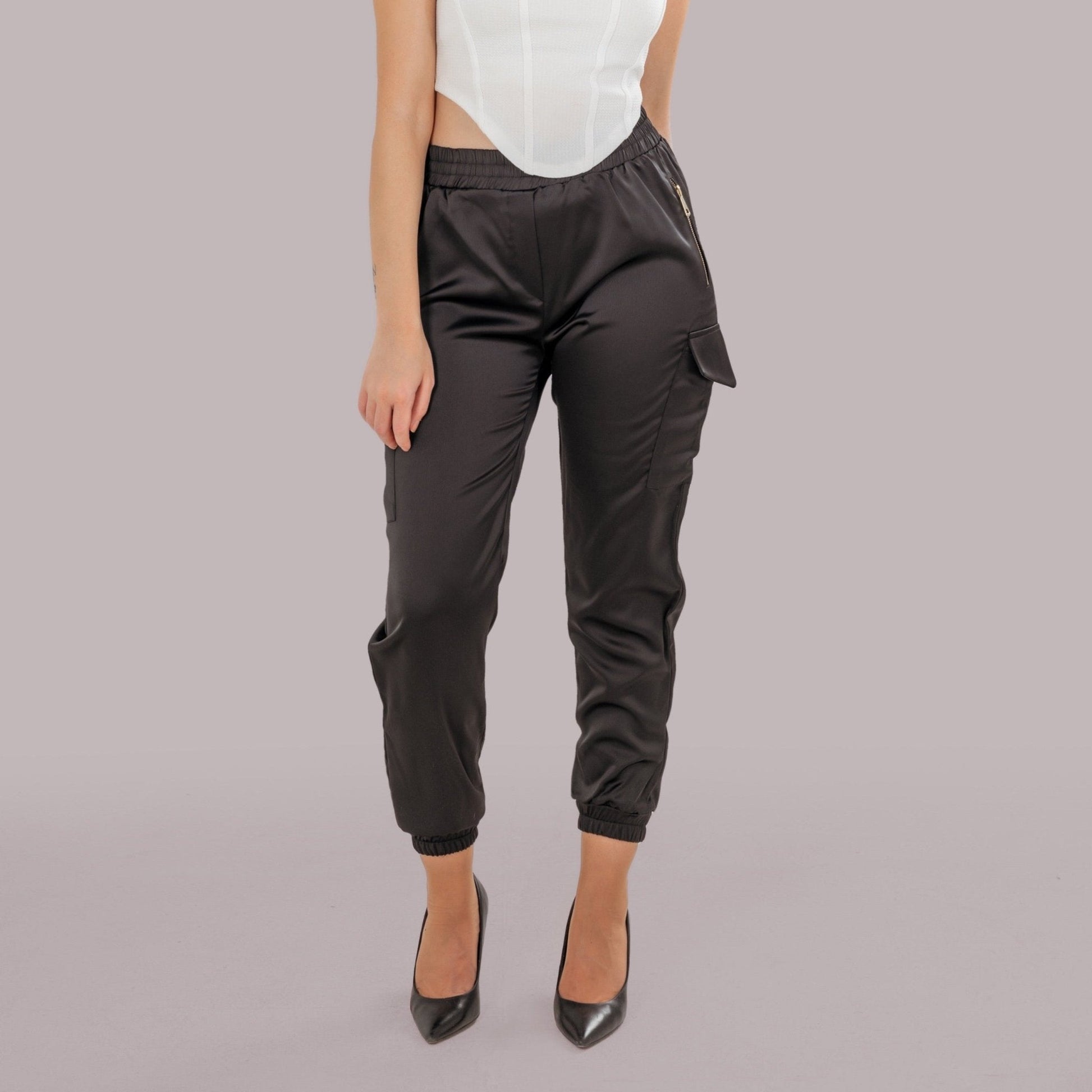 SATIN CARGO BLACK - Siestudioegypt