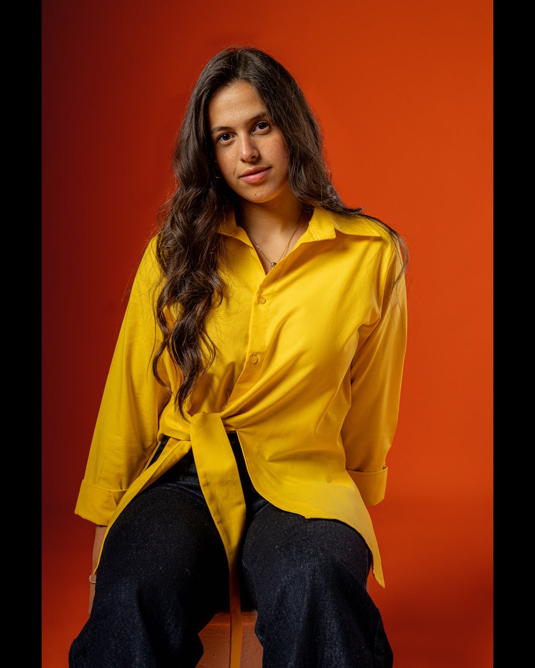 Side Tie Knot Shirt - Siestudioegypt