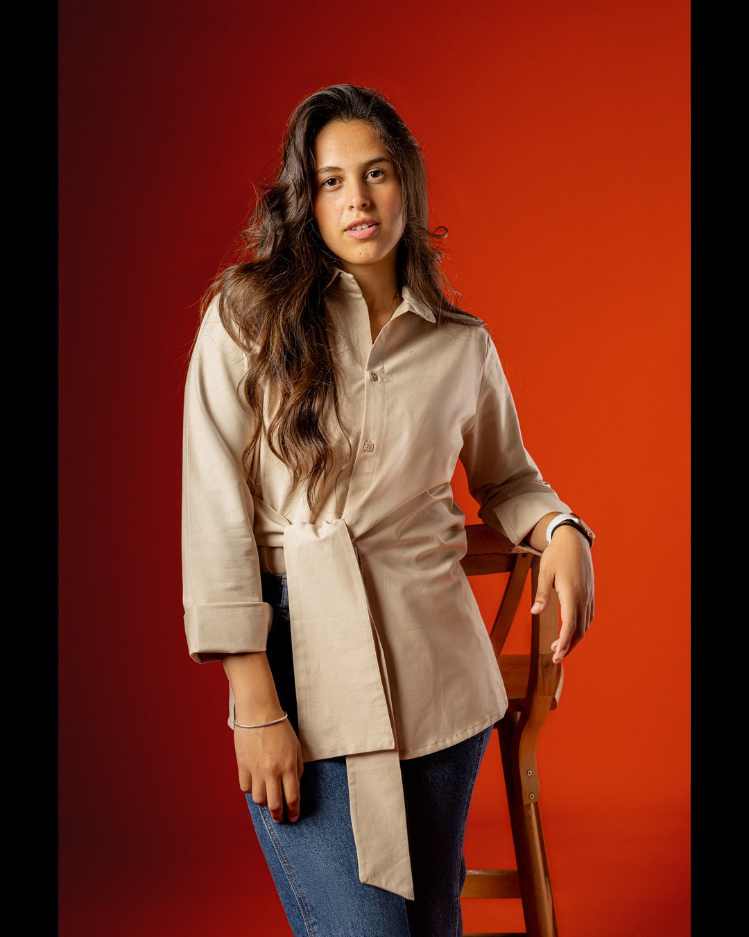 Side Tie Knot Shirt - Siestudioegypt
