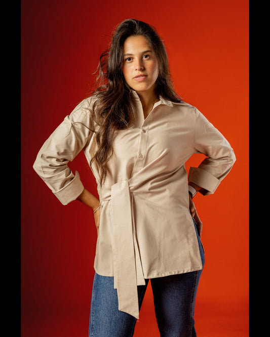 Side Tie Knot Shirt - Siestudioegypt