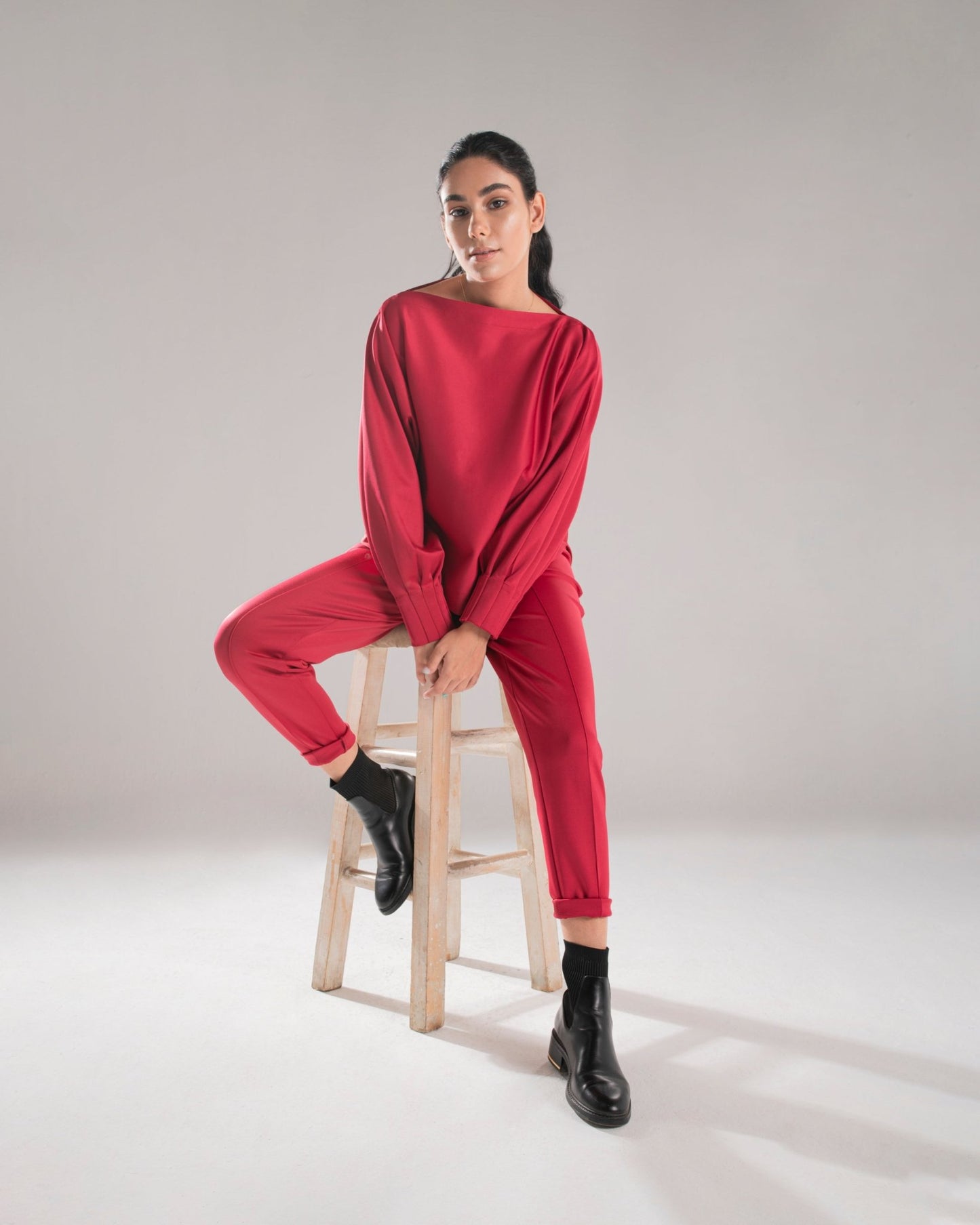Red Sabrina Set - Siestudioegypt