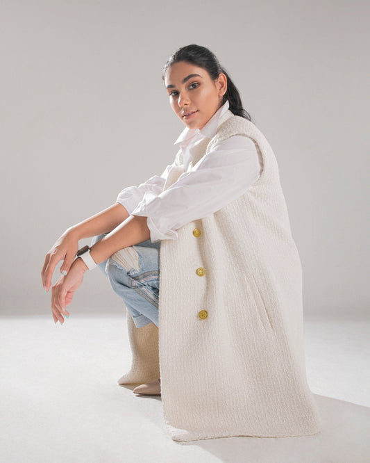 Textured Waistcoat - Siestudioegypt