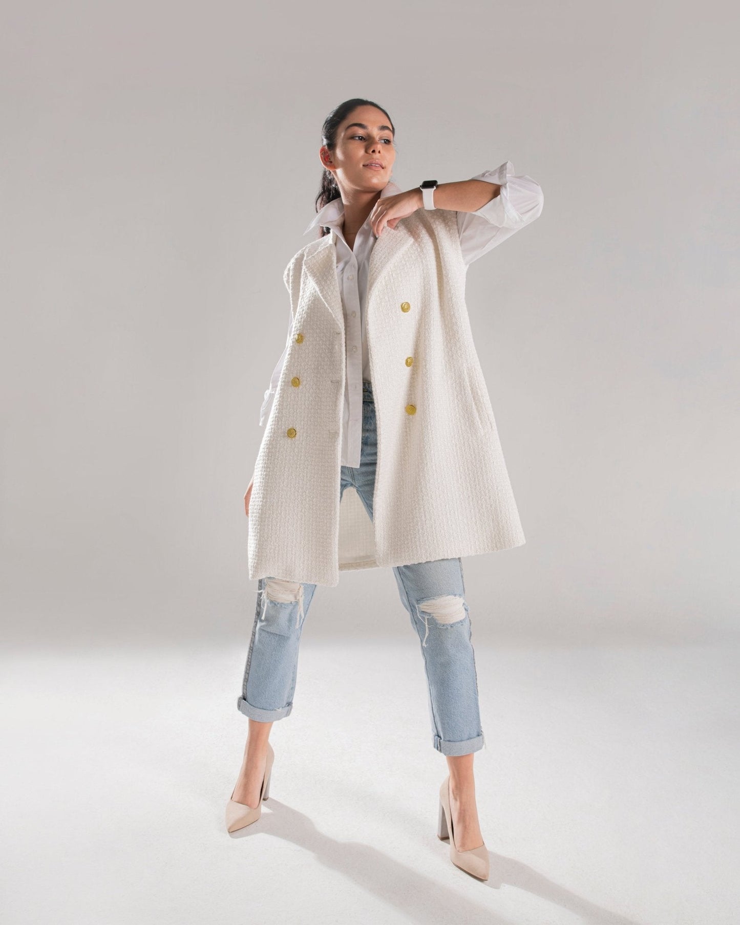 Textured Waistcoat - Siestudioegypt