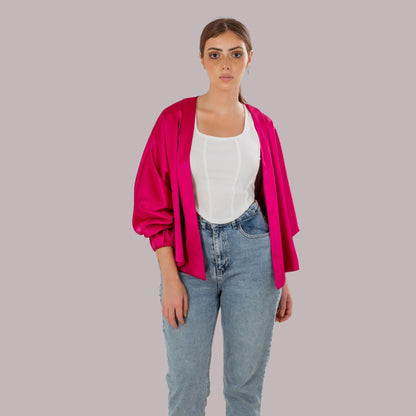 CLOCHE CROPPED JACKET - Siestudioegypt