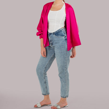 CLOCHE CROPPED JACKET - Siestudioegypt